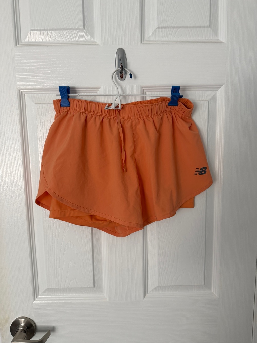 New Balance Women’s Coral-Orange Athletic Shorts